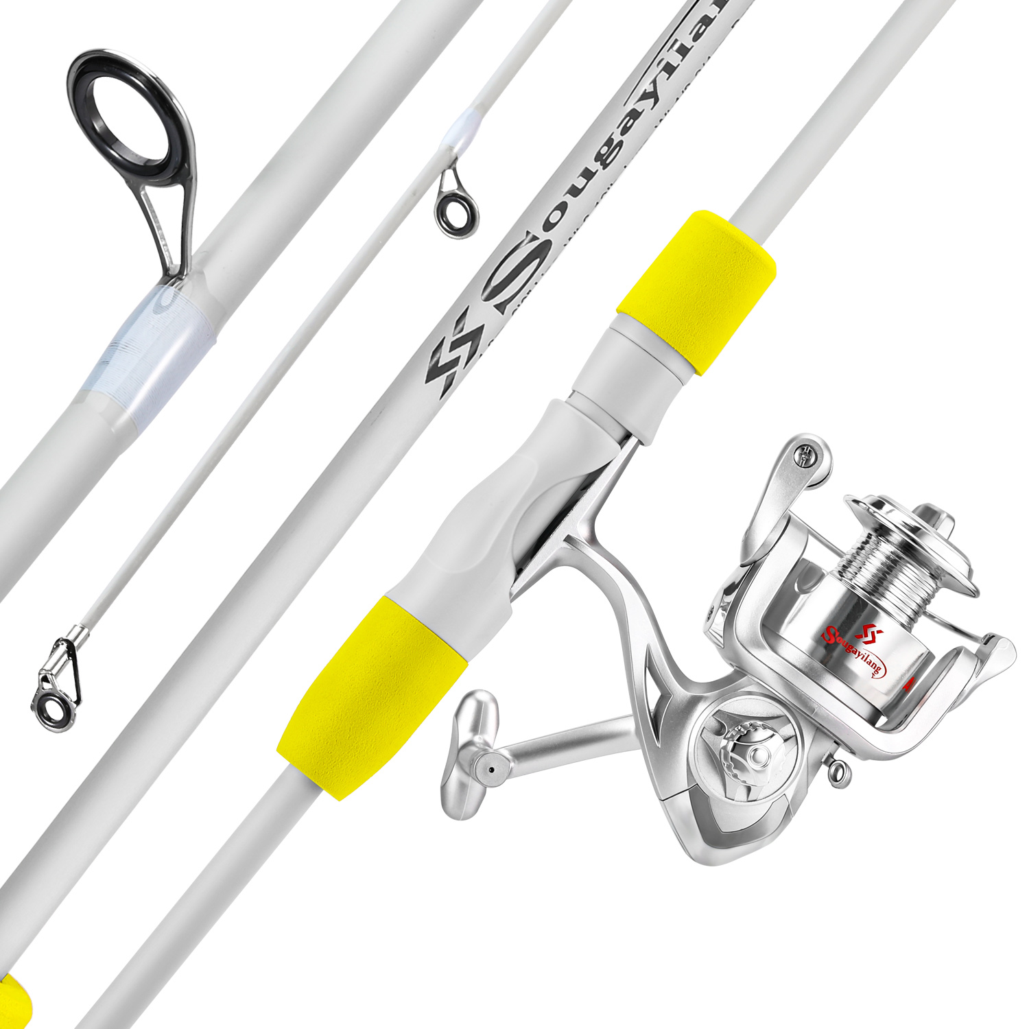 Fishing Line Spooler - Sougayilang 2-секционная спиннинговая удочка и комбинированная