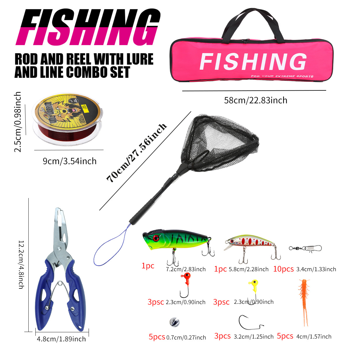 Набор для рыбалки: телескопиче – обзор и цена Fishing Line Spooler