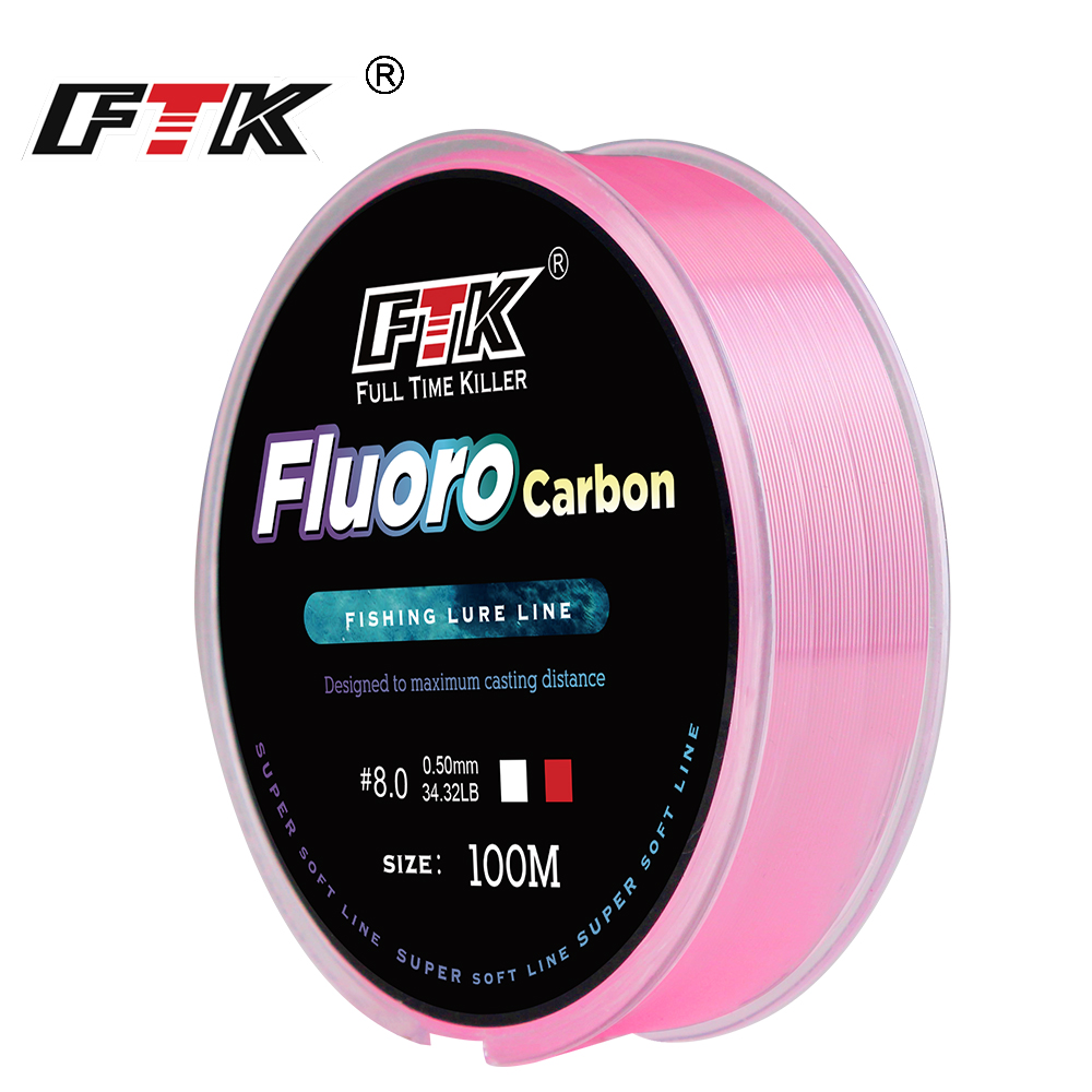 FTK 100м 4.13-34.32LB Фторокар – обзор и цена Fluorocarbon Line