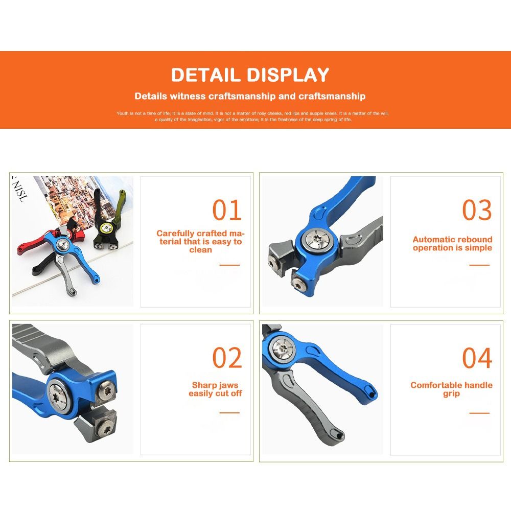 Рыболовные плоскогубцы из алюм – обзор и цена Fishing Line Cutter